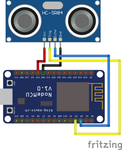 IoT Based Water Level Indicator Using Ultrasonic Sensor : 4 Steps ...