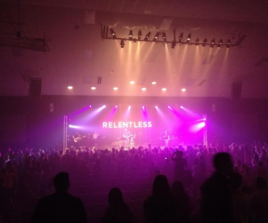 Lighted Stage Lettering
