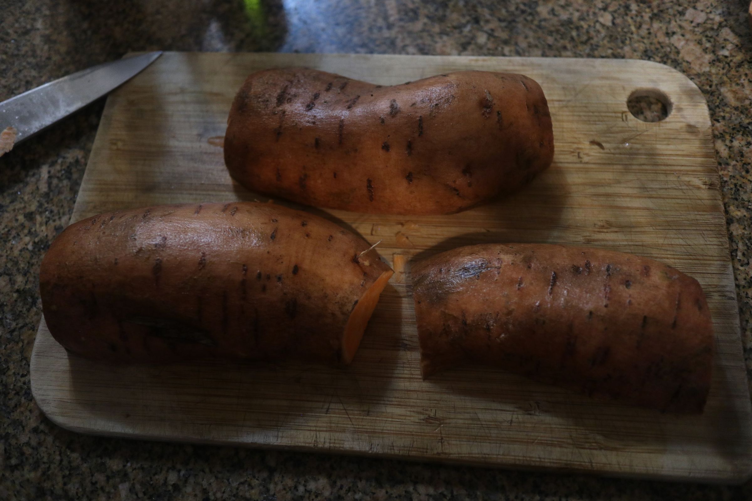 Steamysaute Sweet Potatoes With Sesame Seeds and Cilantro Lime Herb