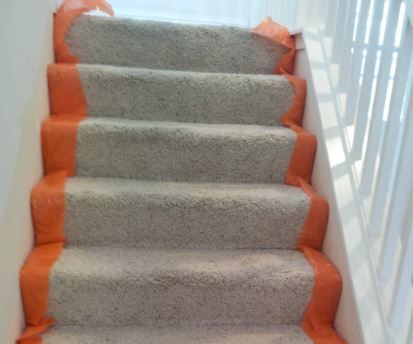 Carpet Edge Masking While Painting