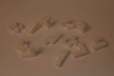 3D Printed Tetris Cube
