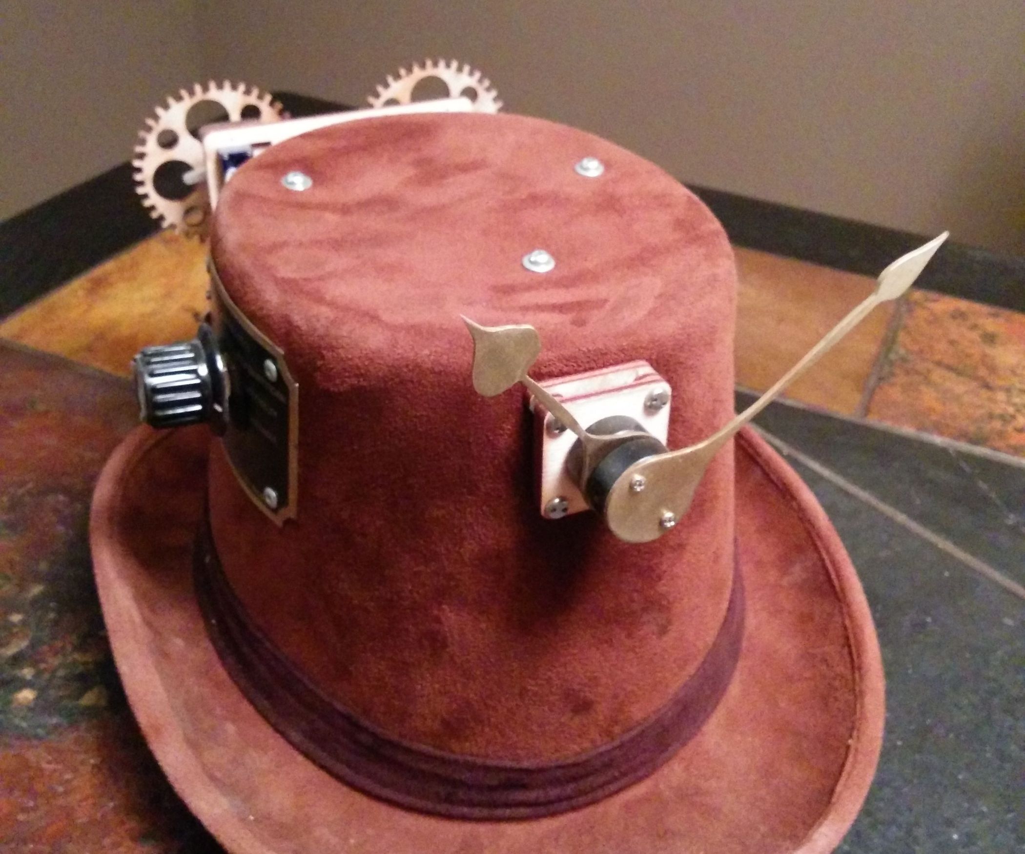 Hat-mounted Clock With Multiple Timezone Support and GPS Functionality ...