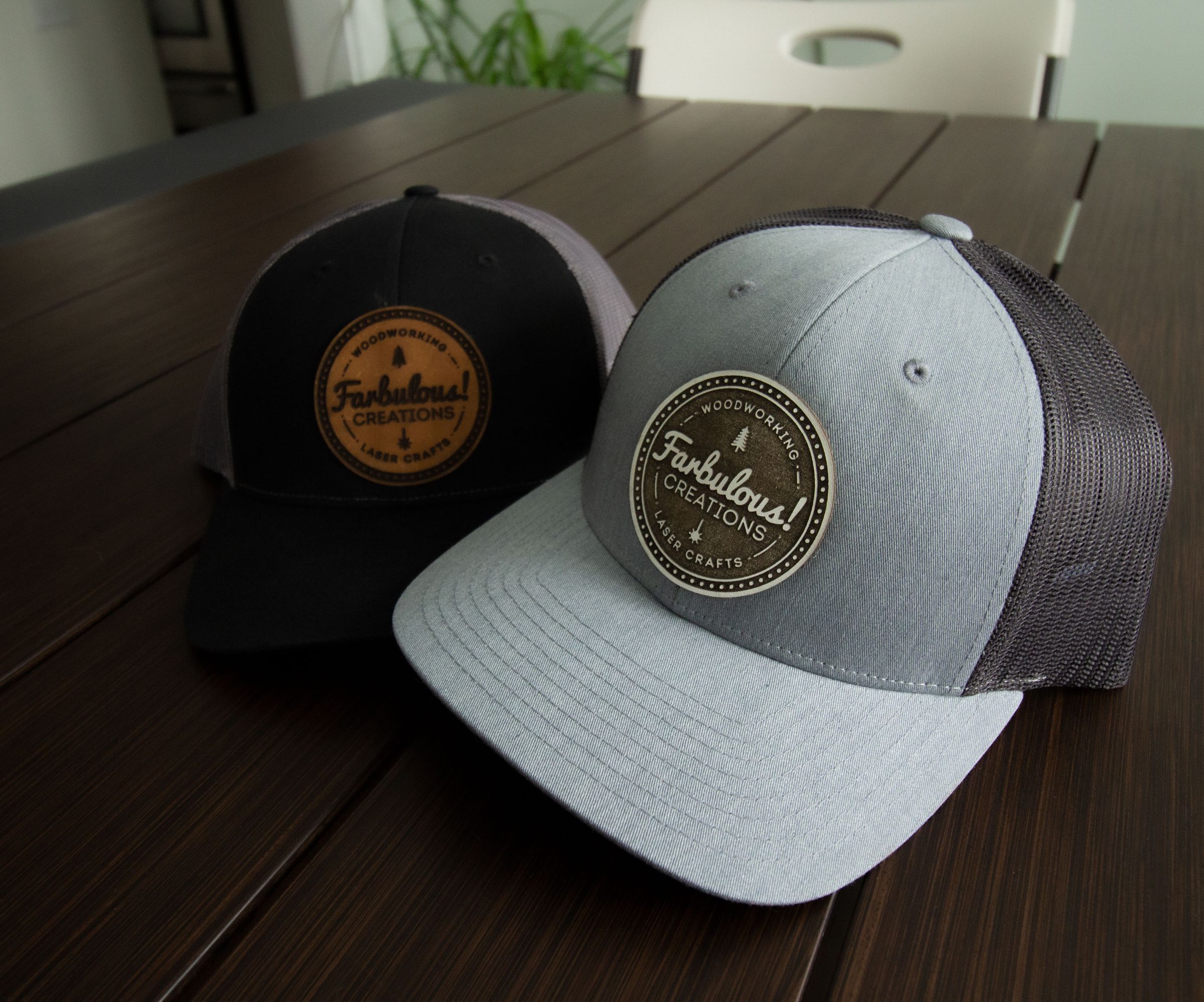 Making a Leather Patch for a Trucker Hat