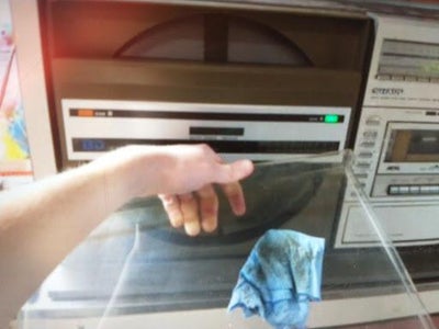 Take Off Plastic Covering for Cleaning