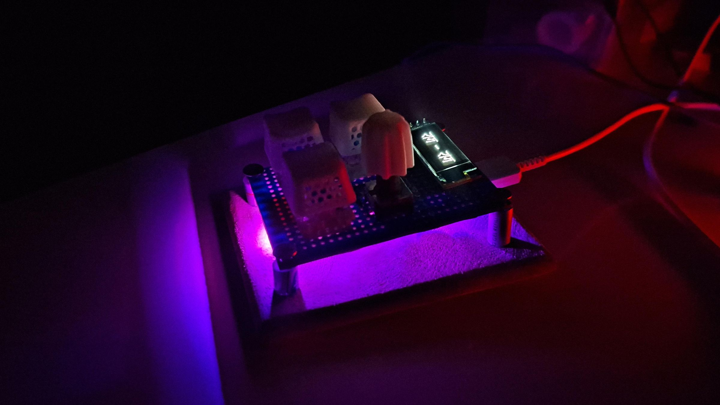 Soldering the components