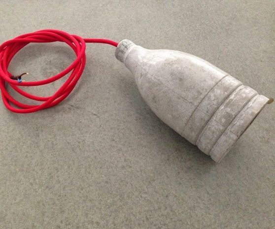 1$ HANGING LIGHTS USING CONCRETE
