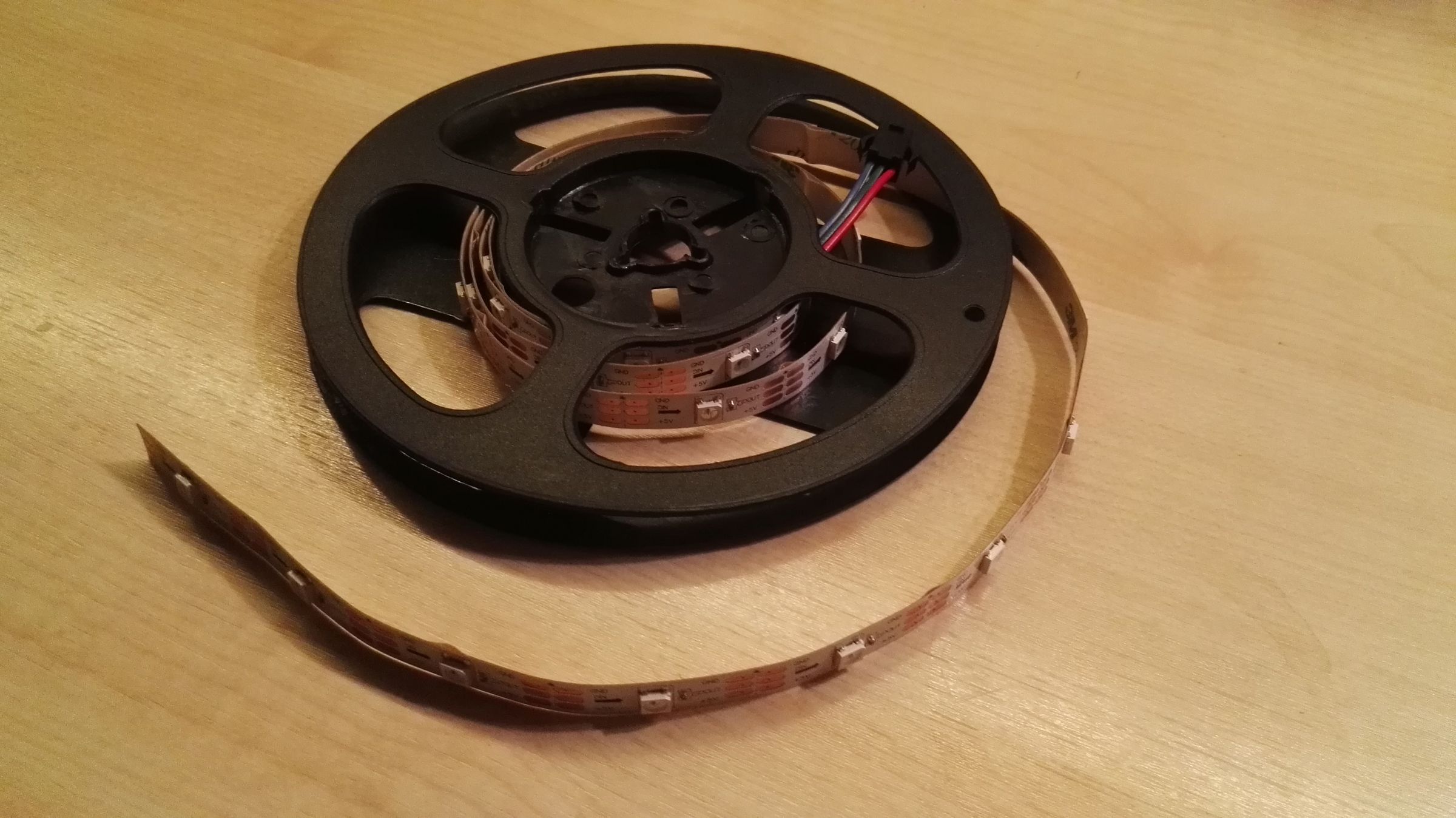 IKEA Lamp With Neopixel Strip Fire Effect 6 Steps (with Pictures