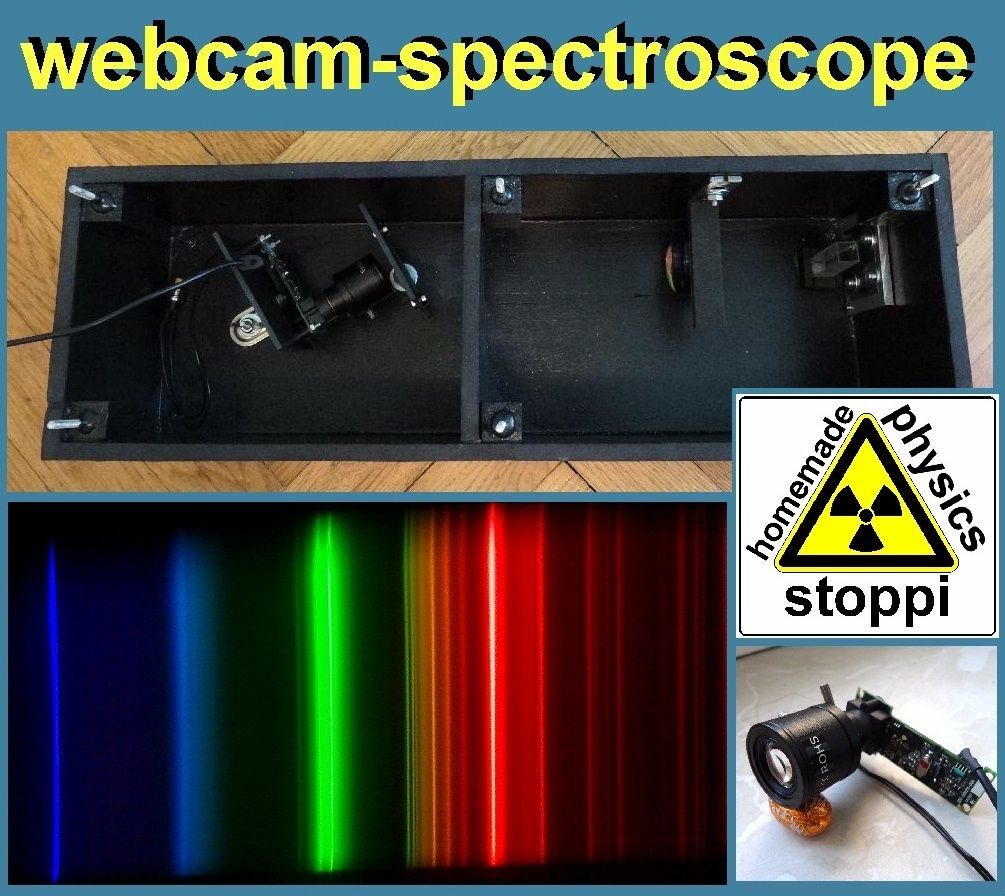 A Homemade camspectrometer for Emission and Absorption Spectra 4