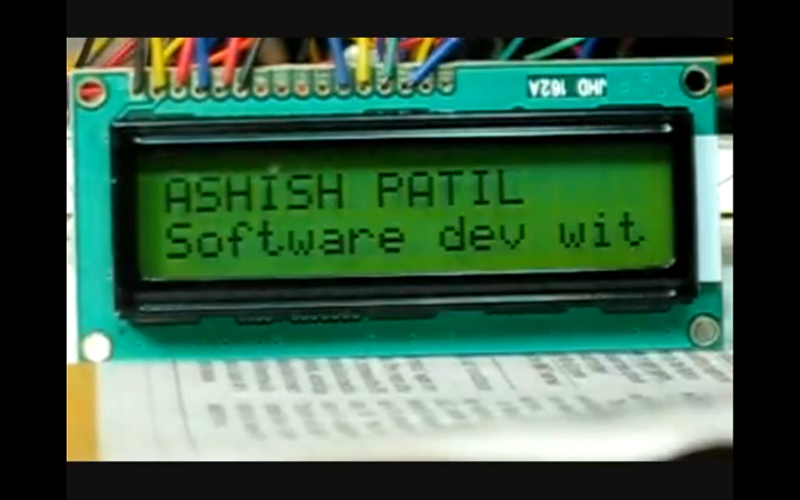 Show Off Your Resume on 16x2 LCD