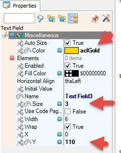 In Visuino Set Display