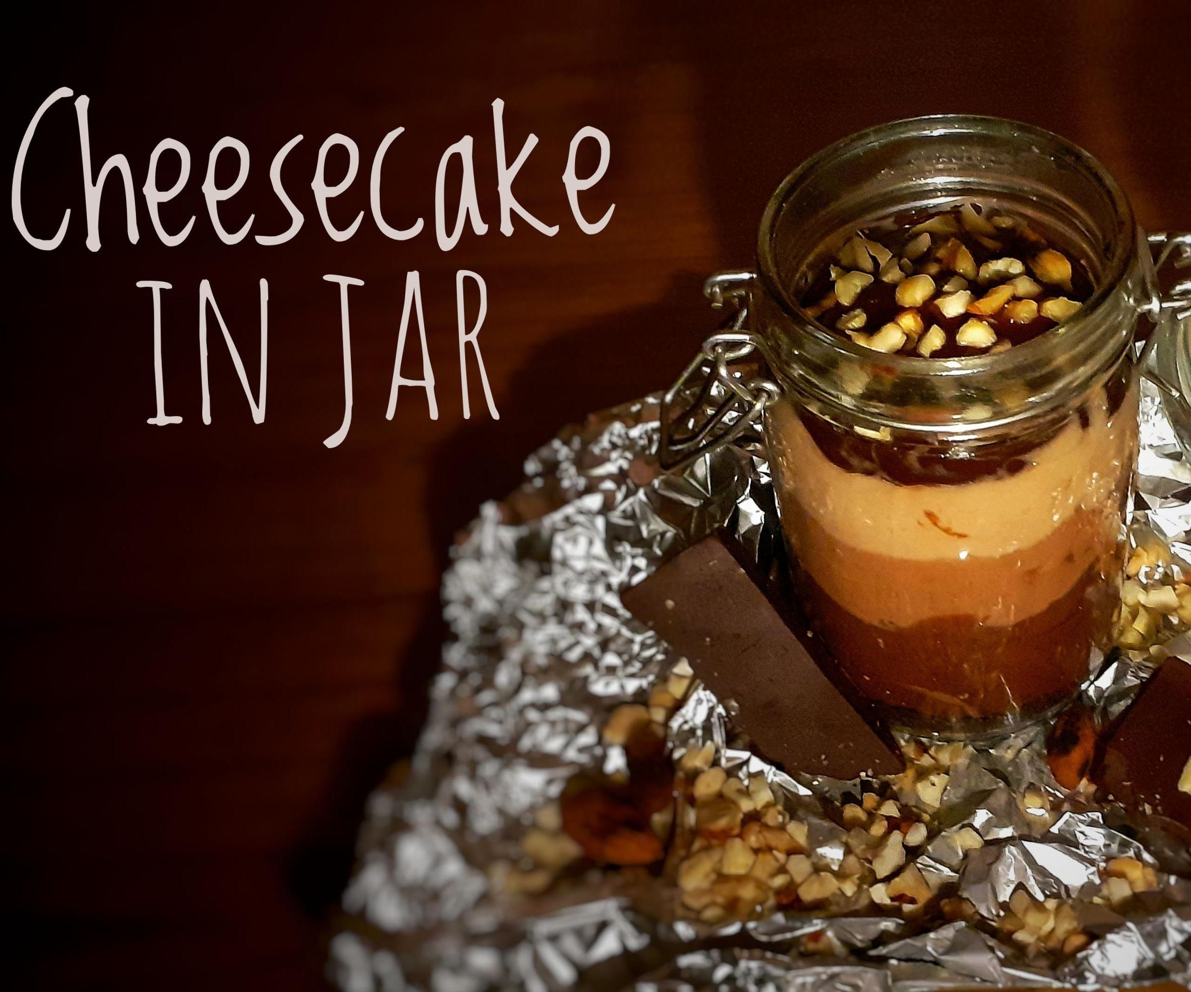 Cheesecake in Jar (Triple Chocolate Cheesecake)