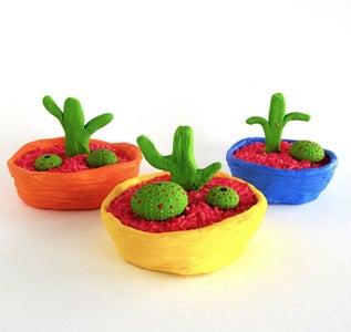 Clay Cactus Garden