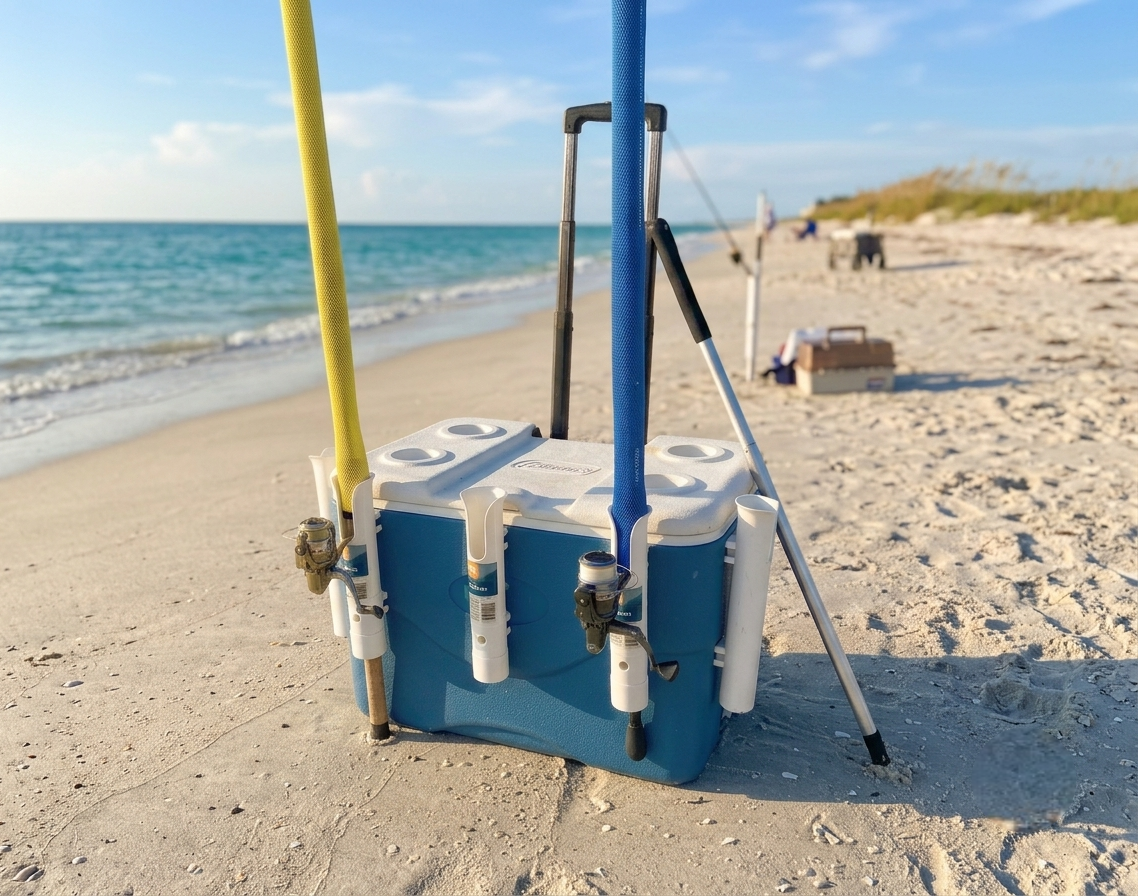 Upcycle a Garage Sale Cooler Into a Surf/Catfishing Cart