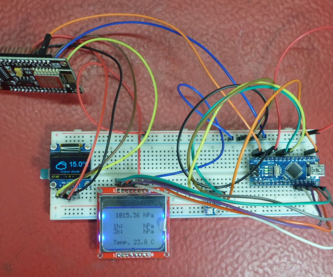 Arduino +  ESP Weather Box