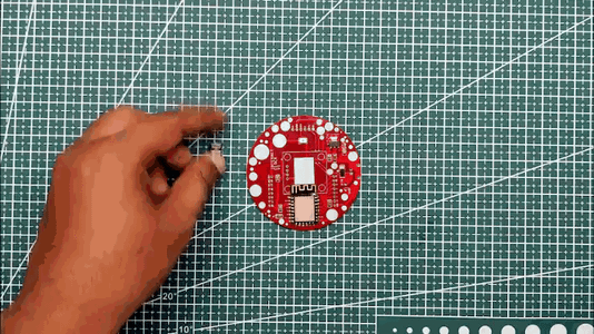 Internet Clock PCB Assembly