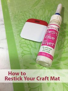 Learn How to Re-stick Your Craft Mat 