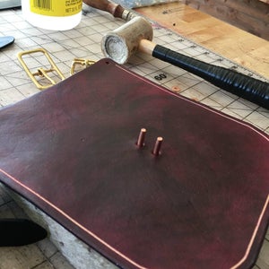 Groove Your Stitch Line and Attach Your Buckles 