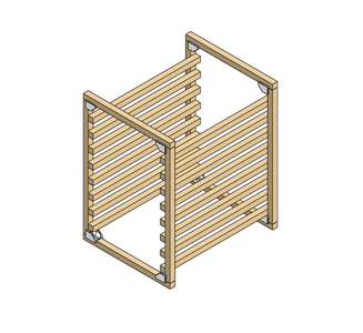 Daiso Pillbox Small Component Rack