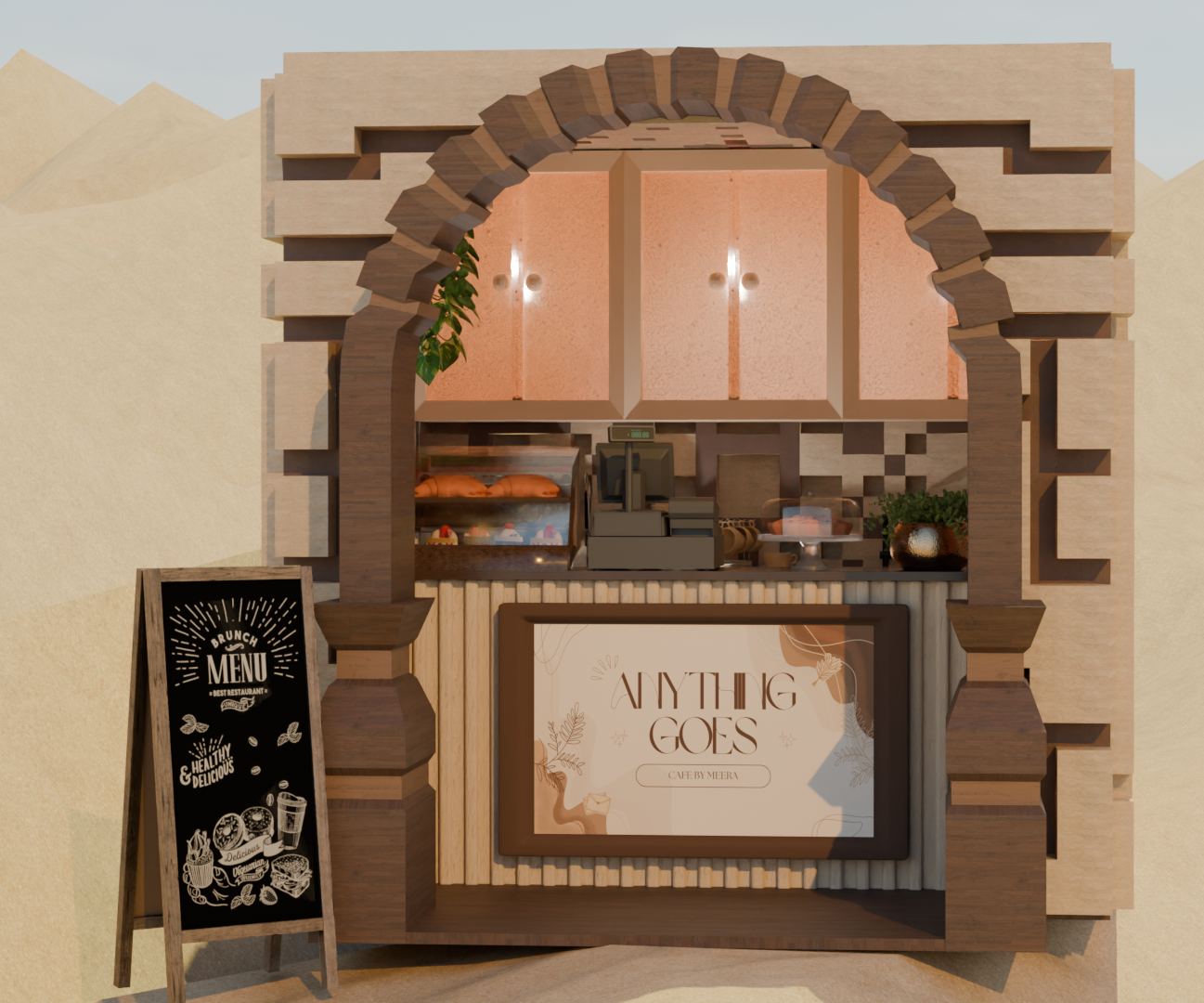 Desert Themed Mini Cafe!!