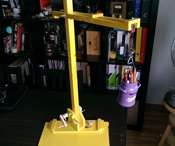 DIY Cunstruction Crane Toy