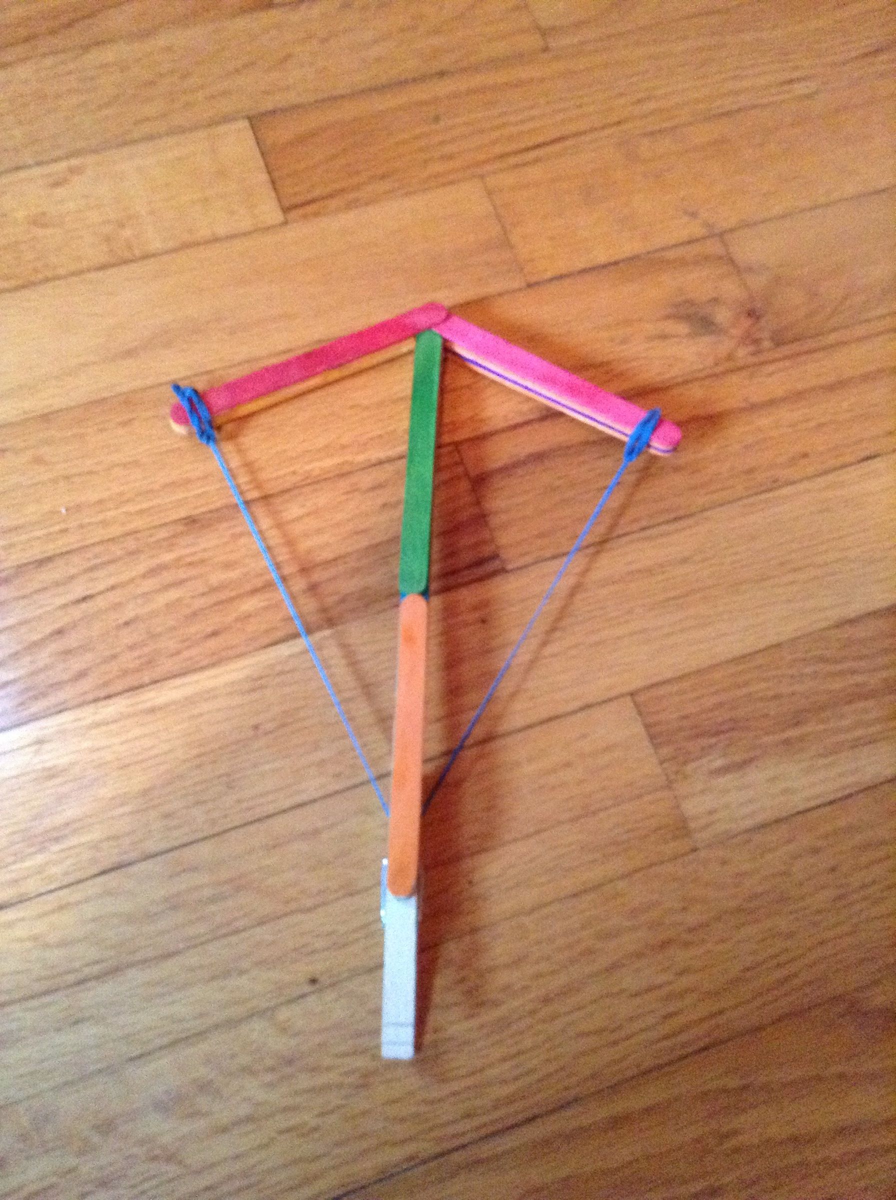 Popsicle Stick Crossbow 6 Steps Instructables
