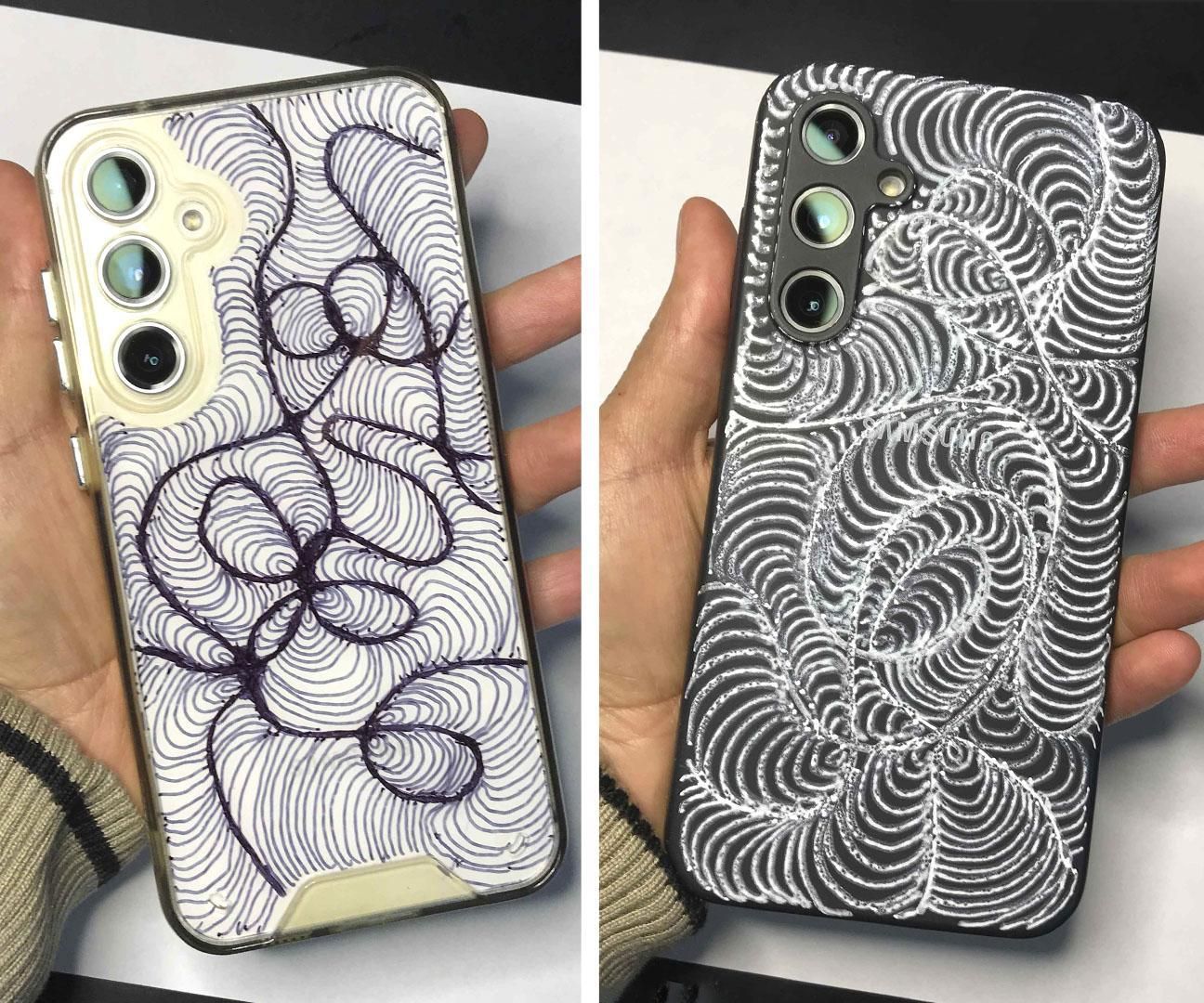 How to Decorate Phone Cases Using Neurographic Art