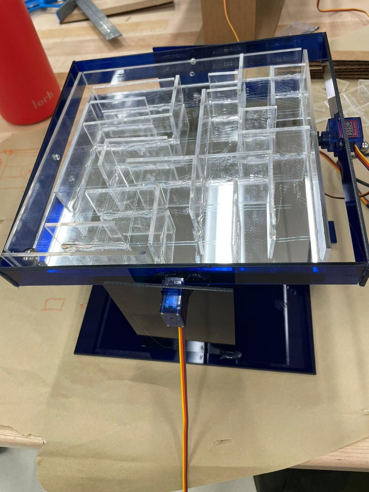 Steel Ball Run Maze With Illusions 4 Steps Instructables