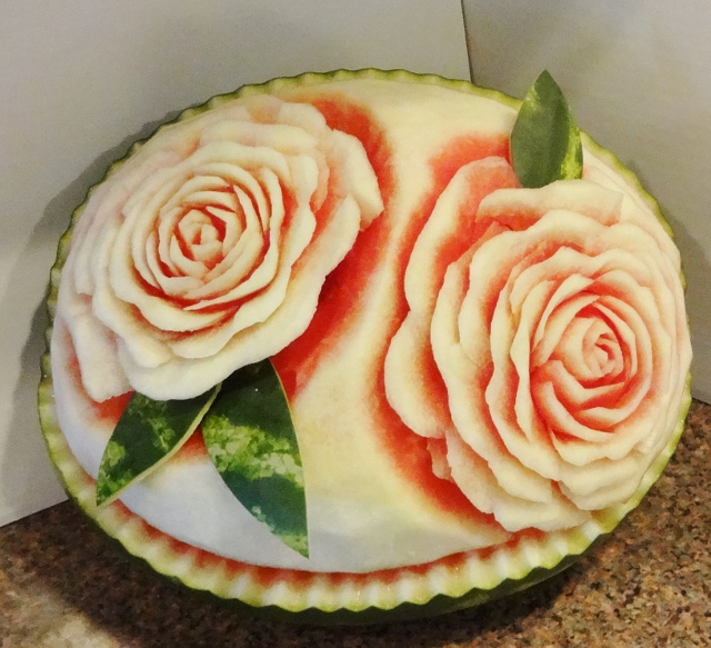 Watermelon Carving Basics: Roses!