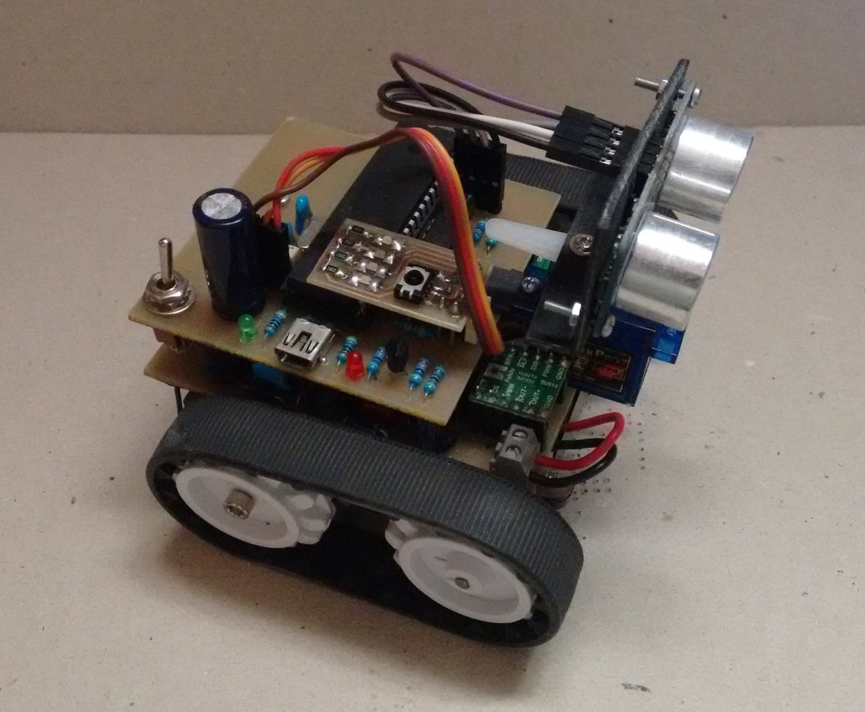 Ultrasonic Obstacle-avoiding Robot : 16 Steps (with Pictures ...