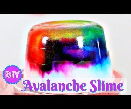 DIY AVALANCHE SLIME! NO BORAX!