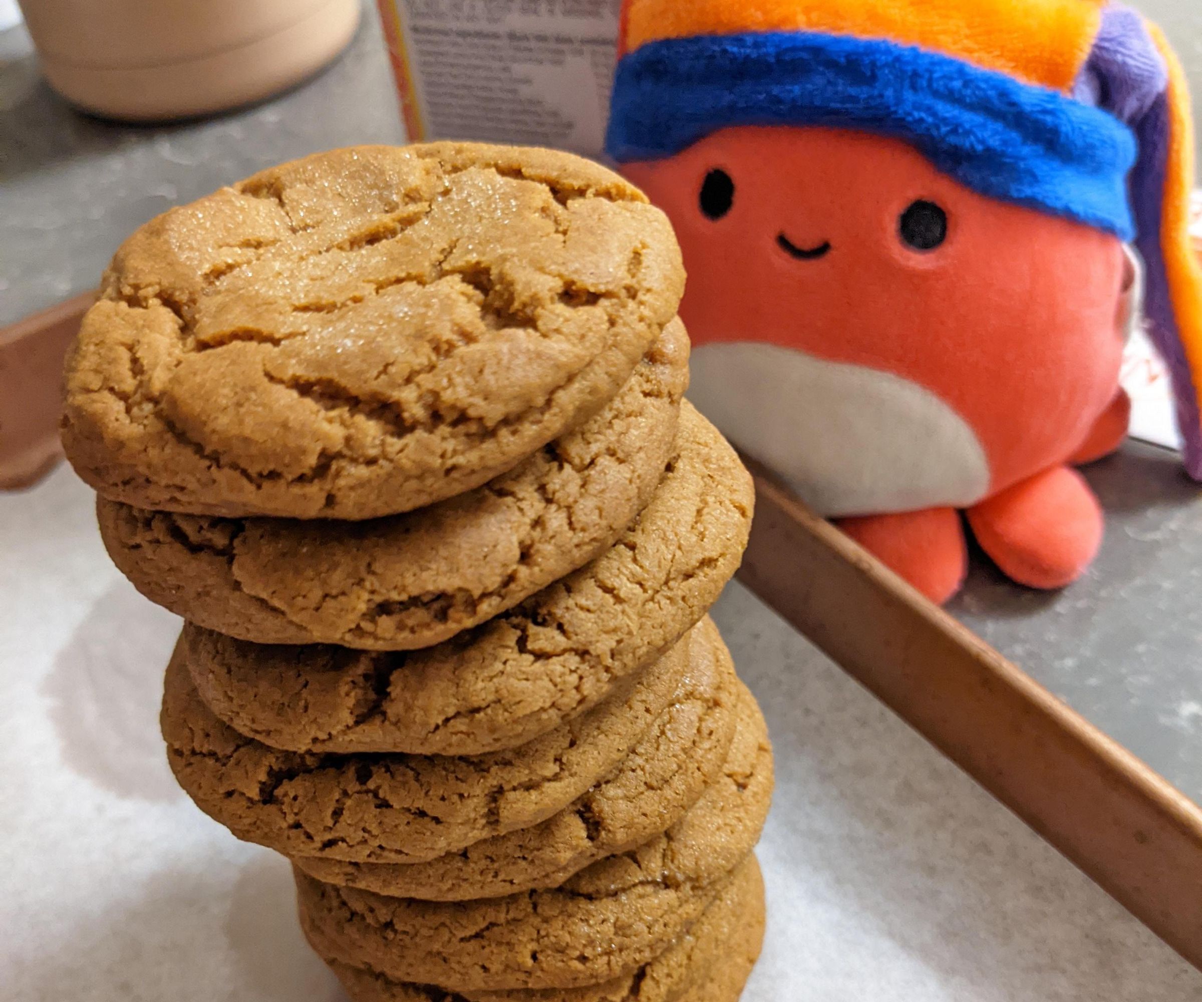 Soft Chewy Ginger Ginger Molasses Cookies
