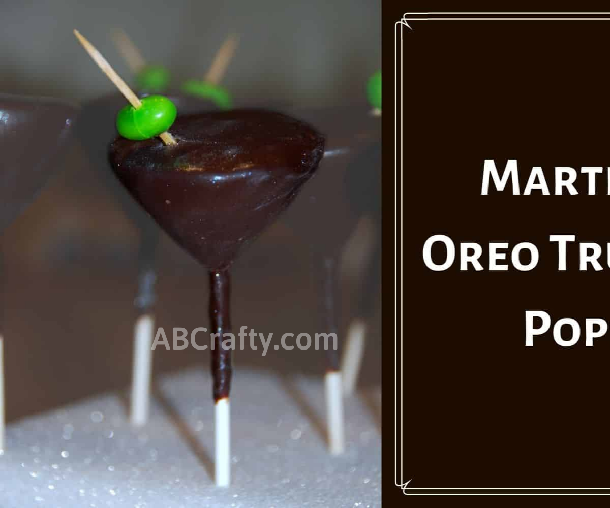 Martini Oreo Cake Pops