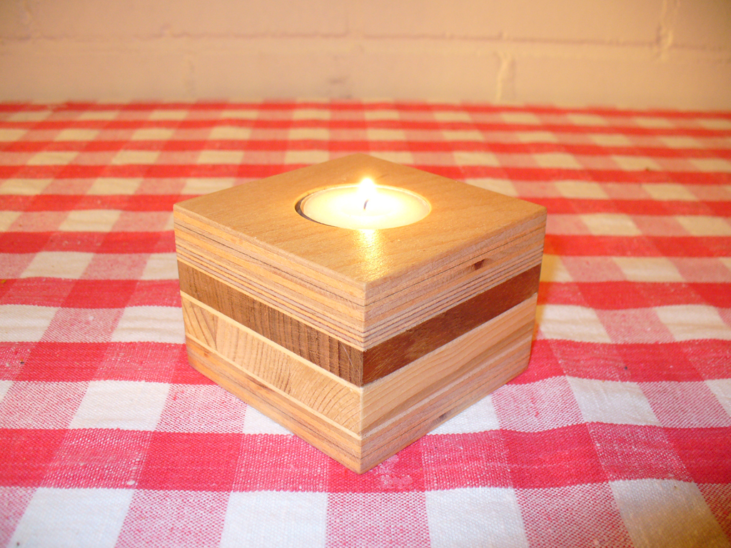 Nice Candleholders From Scrap Wood