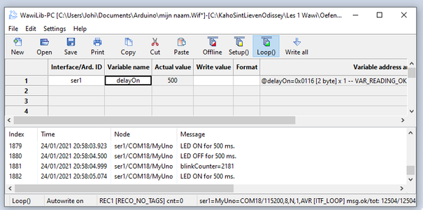 Add a Variable to Display.