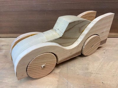 Toy Wooden Batmobile