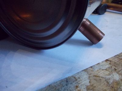 Glue the Copper Pipe Feet to the Can