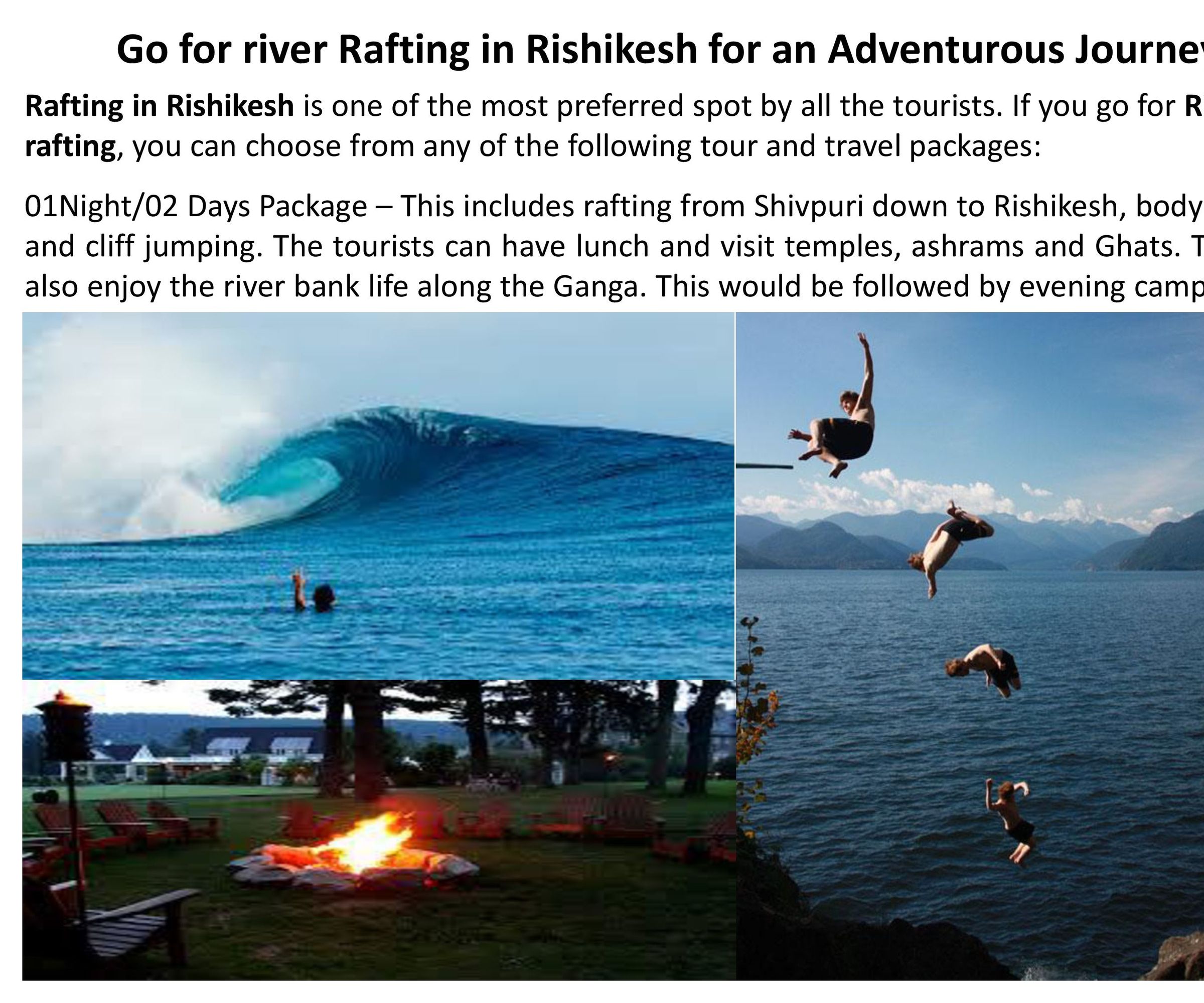 Go for River Rafting in Rishikesh for an Adventurous Journey