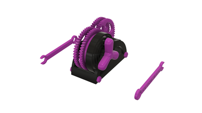 PLA Spring Motor Demonstrator 2 - Free 3D Print Model - MakerWorld