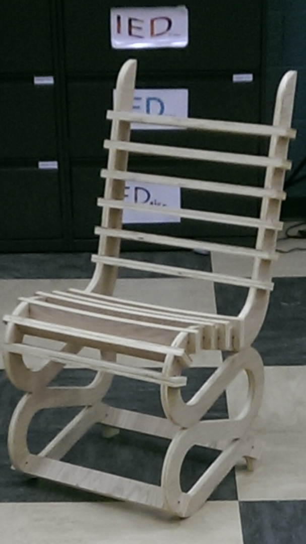CNC Interlocking Chair Design