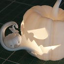 3D printed Jack O’Lantern