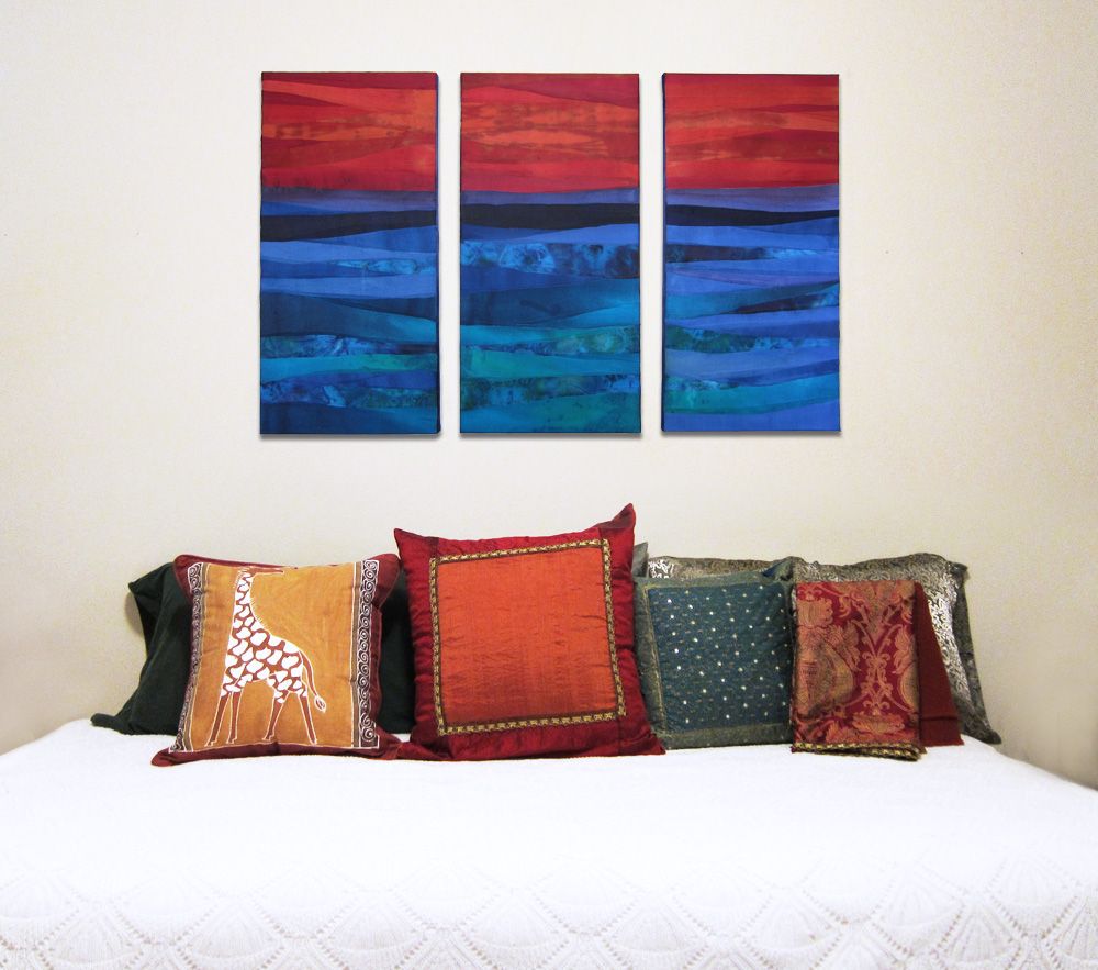 Hand Dyed Fabric Painting