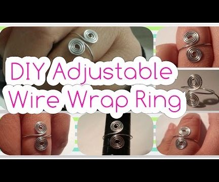 DIY Adjustable Wire Wrapped Spiral Ring