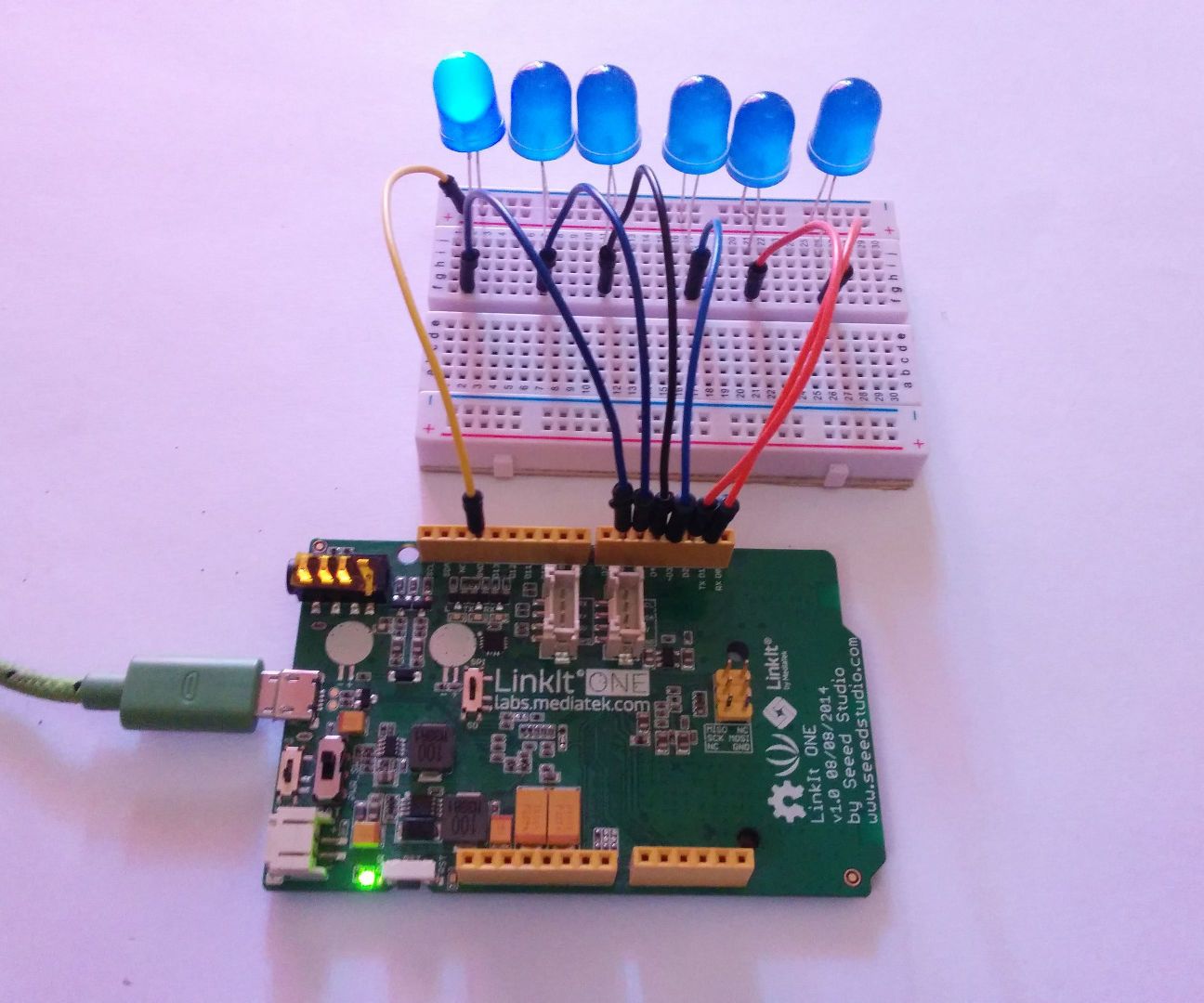 Linkit One - Dice 