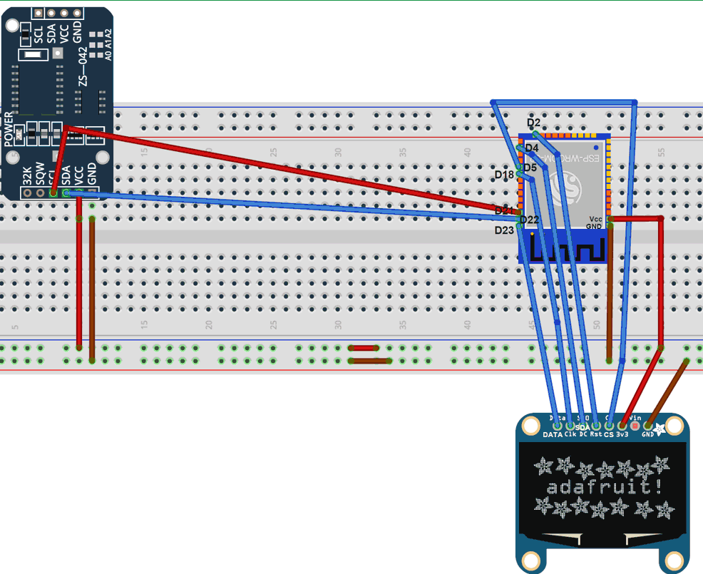 Real-Time OLED Clock With RTC DS3231 and ESP32 - Instructables