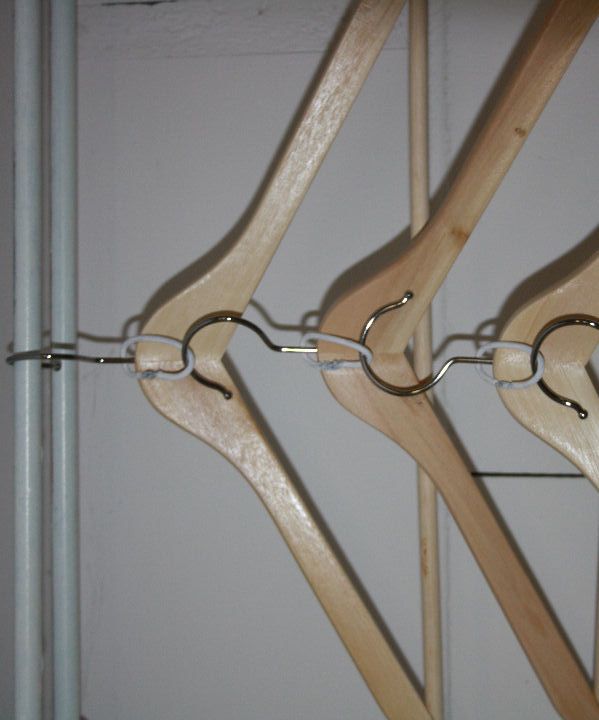 Small Closet Solution - Hangers Without Can Tabs - 