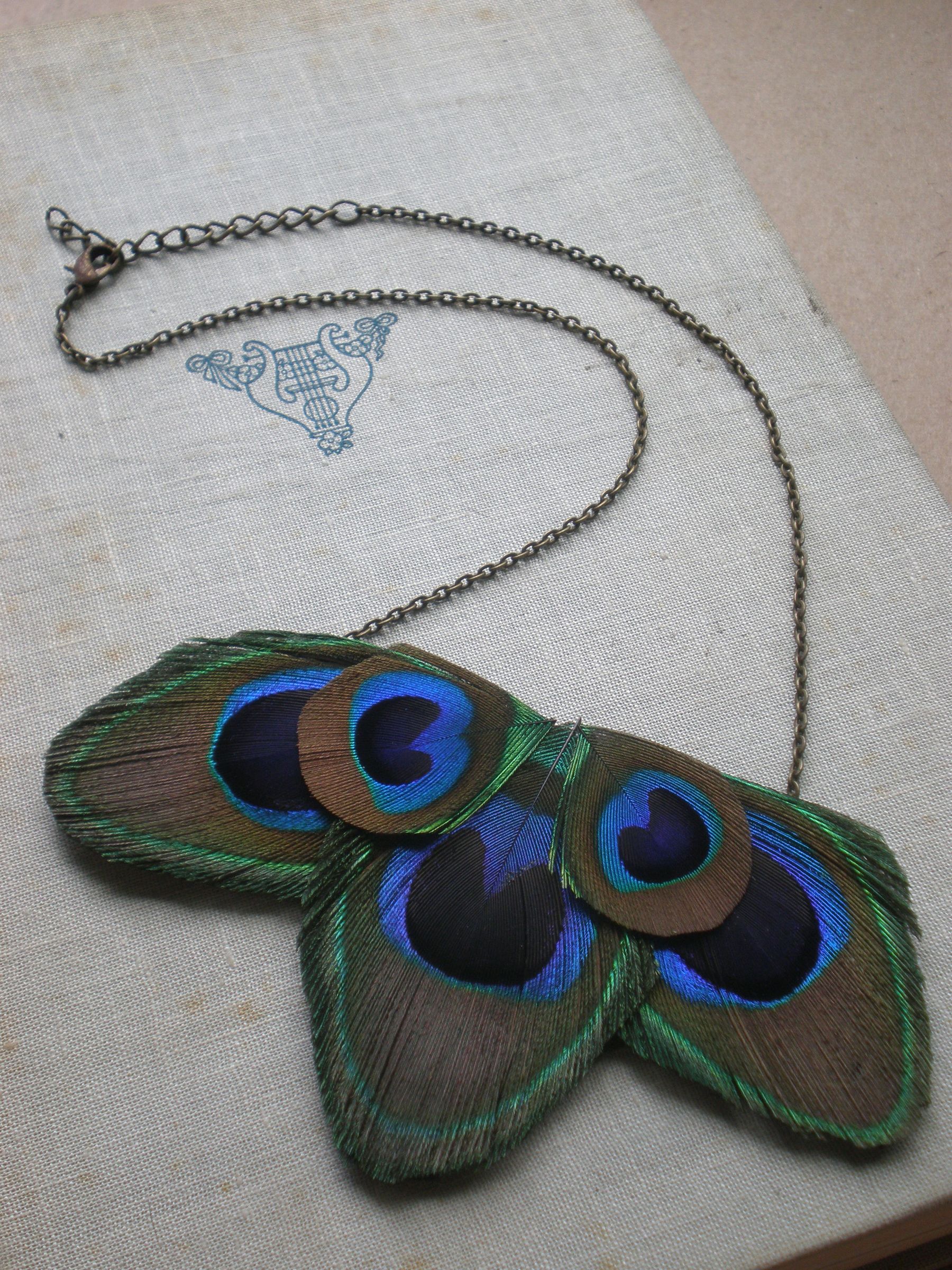 Peacock Necklace Tutorial