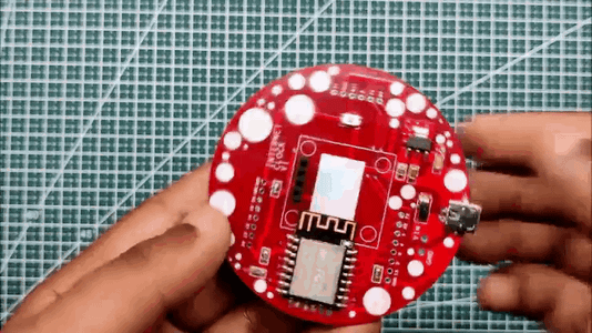 Internet Clock PCB Assembly