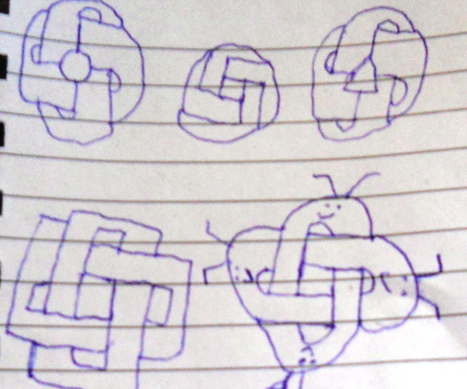 Variations of Two Rings Joined Together