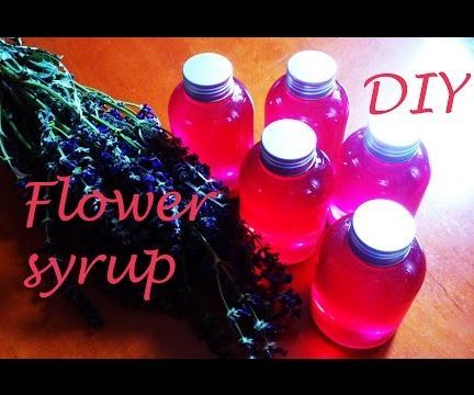 DIY: How to make SAGE flower organic syrup