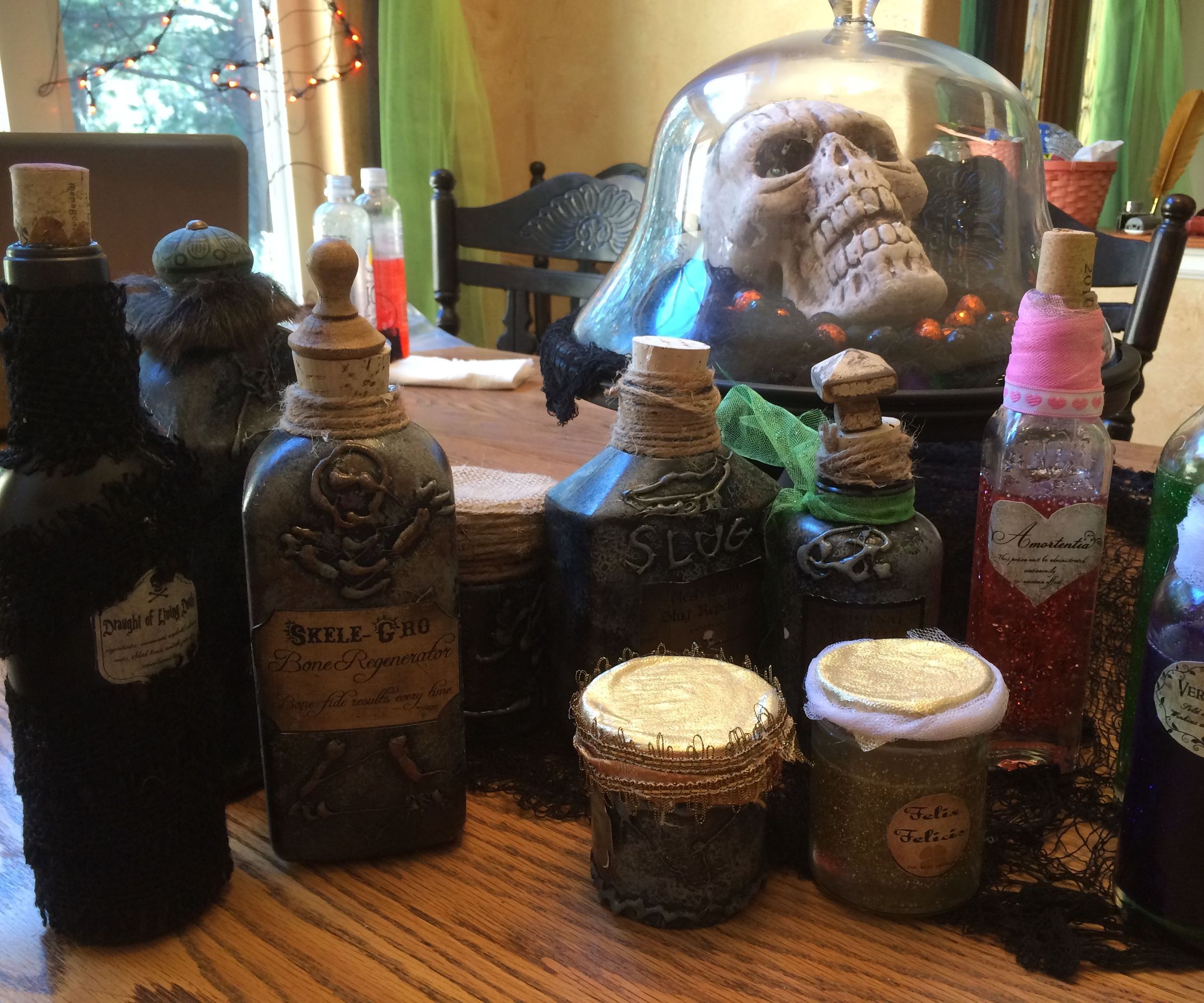 Harry Potter Apothocary Halloween Jars